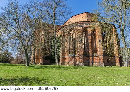 Ruins Of The Klosterkirche Church In Dargun, Germany