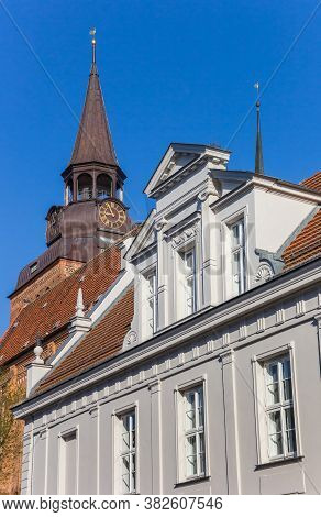 White House And Dom Church In Gustrow, Germany