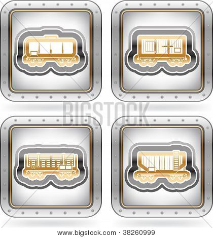 Industrie pictogrammen: Railroad Transportation