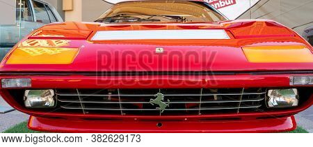 Doha,qatar: 4 March 2020:1984 Ferrari 512 Bb Classic Sports Car