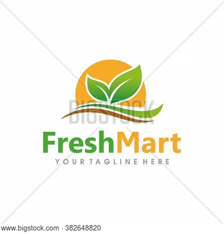 Fresh Market Logo Design Vector