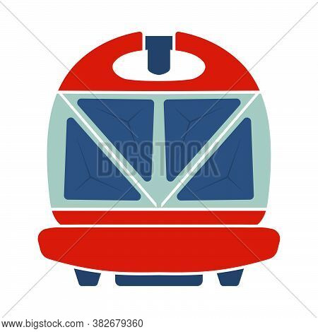 Kitchen Sandwich Maker Icon. Flat Color Design. Vector Illustration.