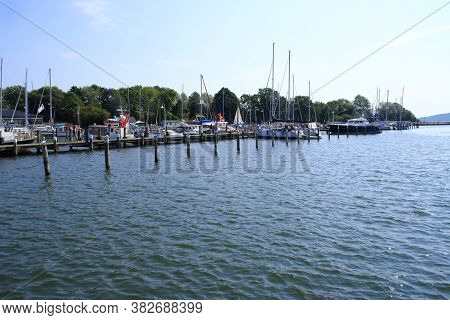 Lauterbach, Deutschland, Germany\n10.08.2020\nview Into The Port Of Lauterbach On The Baltic Island 