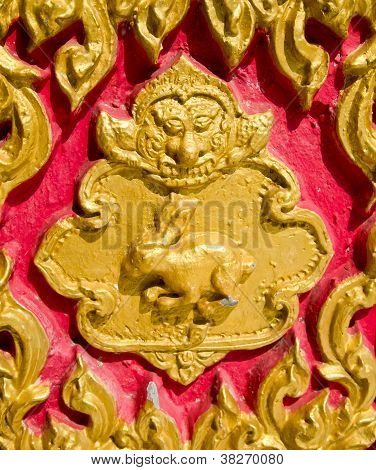 Thai zodiákus év - nyúl melyik van a Wat Suantan (nan, Thaiföld)