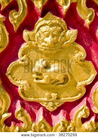 Thai zodiákus év - kutya melyik van a Wat Suantan (nan, Thaiföld)