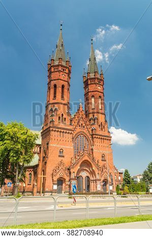 Tarnow, Poland - June 13, 2020: Roman Catholic Church Of St. Family.