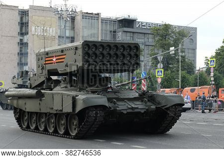 Moscow, Russia - June 17, 2020: Tos-1a 