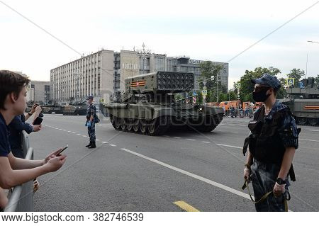 Moscow, Russia - June 17, 2020: Tos-1a 