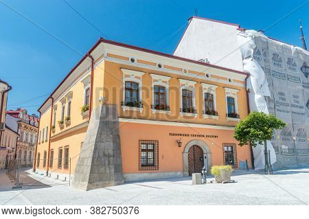Tarnow, Poland - June 13, 2020: Tarnow Cultural Center.