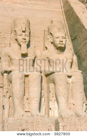 Ramses Ii in den Tempel von Abu simbel