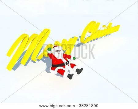 Santa Claus vám přeje Veselé Vánoce