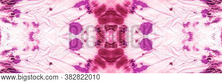 Purple Tie And Dye Fabric. Seamless Pattern. Pastel Color Tie Texture. Passion Design. Seamless Psyc
