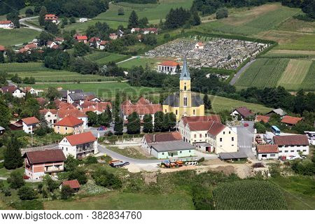 Saint George Parish Church in Desinic, Croatia