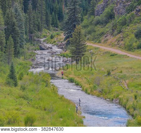 The Yampa River Is Fead From The Stagecoach Gravity Dam. It Is A Great River For Fisherman. Yampa, C