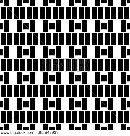 Seamless Surface Pattern Design With Blocks. Bricks Cladding Wall. Rectangle Slabs Tessellation Vect