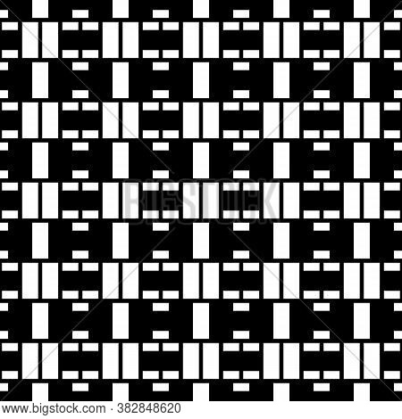 Seamless Surface Pattern Design With Blocks. Geometric Image. Rectangle Slabs Illustration. Repeated