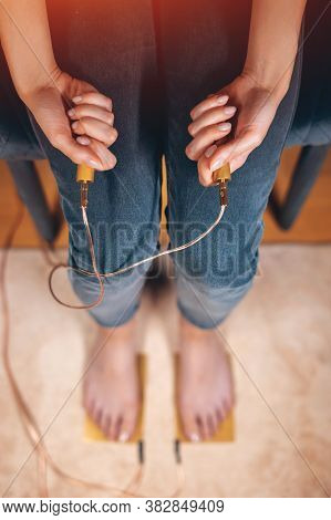 Patient Use Bioresonance Therapy In Alternative Medicine