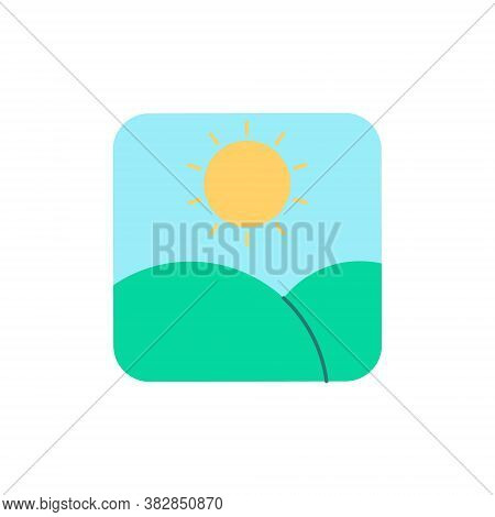 Vector Illustration Icon Application Smartphone Gallery User Interface