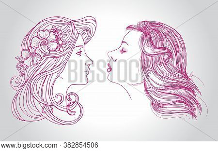 Women\'s Day 8th March, Illustration Design Template