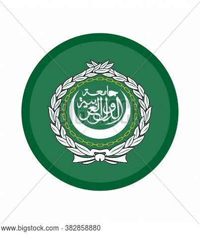 Arab League Flag, Official Colors And Proportion Correctly. Arab League Flag.