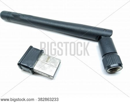 A Picture Of Wifi Dongle With White Background