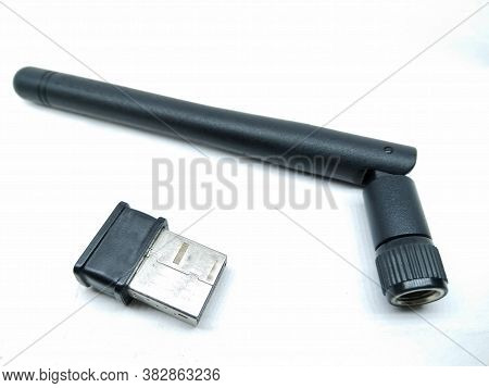 A Picture Of Wifi Dongle With White Background
