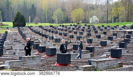 Khatyn, Belarus - 05.02.2020: The Bells In Khatyn. The Cemetery Of Burned Villages.