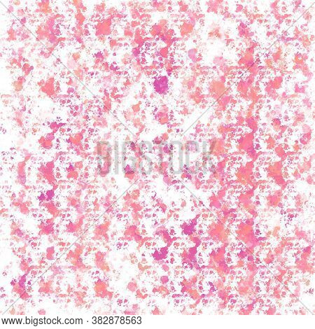 Pink Red Digital Procreate Abstract Background Illustration
