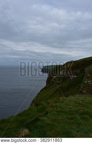 Fantastic Scenic View Of The Shoreline And Coast Of St Bees.