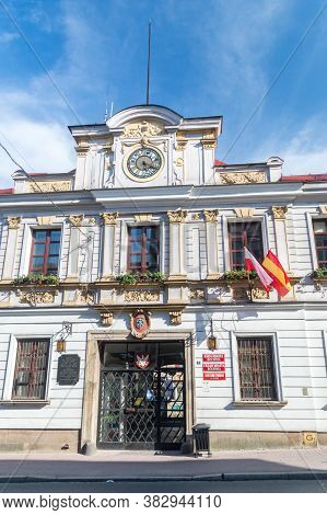 Bochnia, Poland - June 13, 2020: City Hall Of Bochnia.