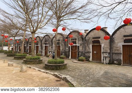 Shenzhen, China - March 28, 2016: Dapeng Ancient Village On March 28, 2016 In Shenzhen, China. Built