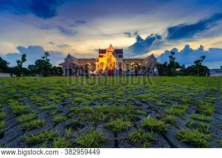 Phitsanulok, Thailand - July 7,2020:court Of Thai King 