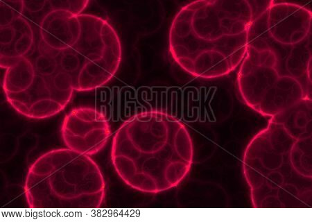 Amazing Design Big Amount Of Biological Monadiforms Digitally Drawn Background Illustration