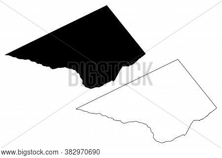 Christ Church (barbados, Parishes Of Barbados) Map Vector Illustration, Scribble Sketch Parish Of Ch