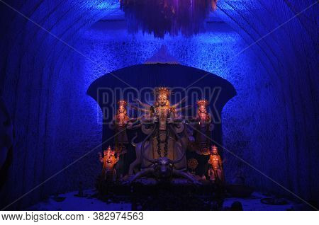 Durga Idol Of Kolkata Durga Puja Festival