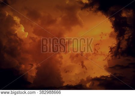 Fantastic Concept Mystical Horror Background From Another Planet From The Paranormal World, Fantasy