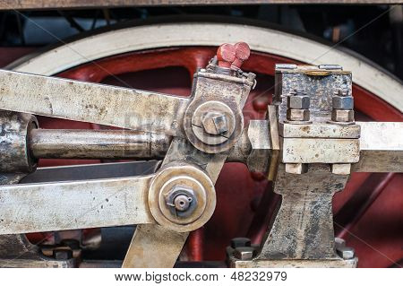Details Of An Old Steam Locomotive
