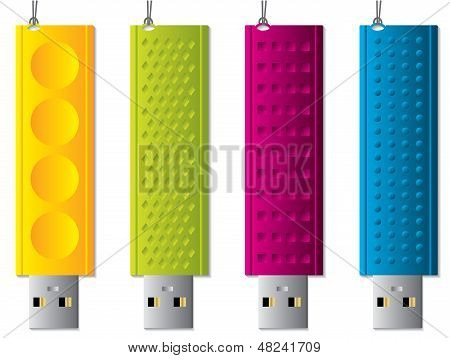 Různé Usb klíčenky s lany
