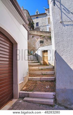 路地。・ アルベローナ。プーリア。イタリア。