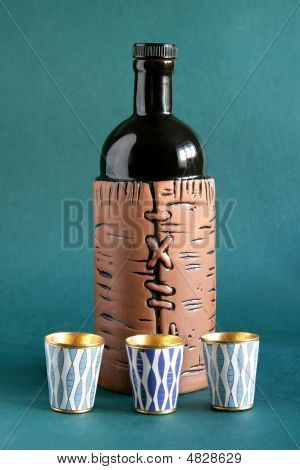 병 및 와인 안경
