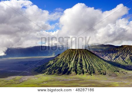 Sopka Bromo v Indonésii