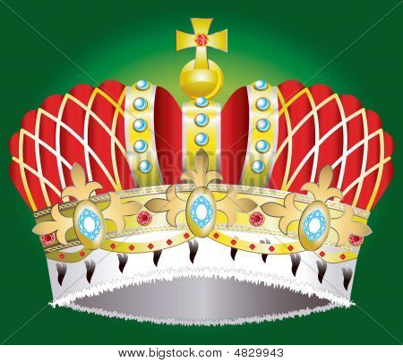 Абстрактные средневековой Королевская корона