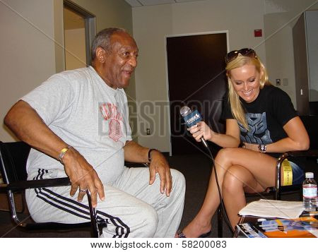 Bill Cosby and Katie Lohmann at the 2007 Playboy Jazz Festival. The Hollywood Bowl, Los Angeles, CA. 06-17-07