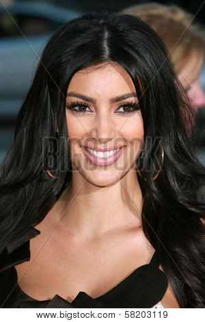 Kim Kardashian at the Los Angeles premiere of 
