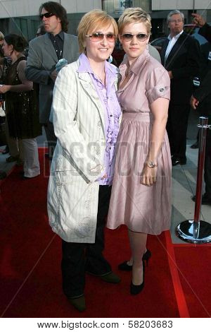Melissa Etheridge and Tammy Lynn Michaels at the Los Angeles premiere of 