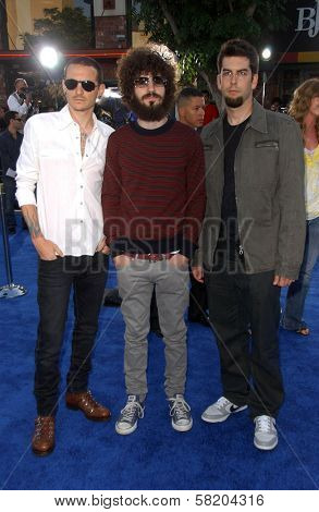 Linkin Park at the Los Angeles Premiere of 