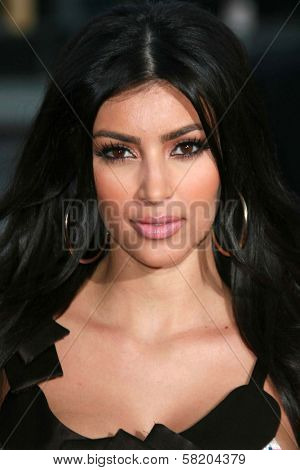 Kim Kardashian at the Los Angeles premiere of 