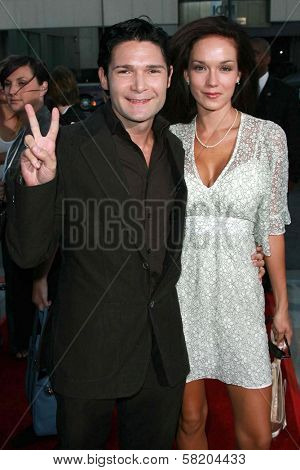 Corey Feldman and wife Susie at the Los Angeles premiere of 