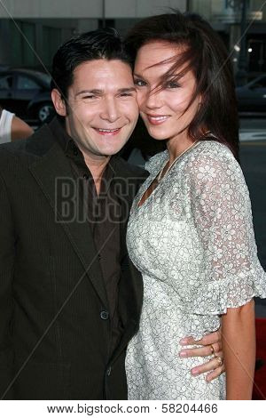 Corey Feldman and wife Susie at the Los Angeles premiere of 