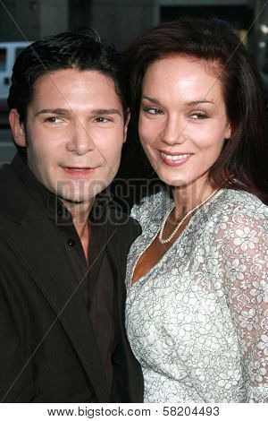 Corey Feldman and wife Susie at the Los Angeles premiere of 